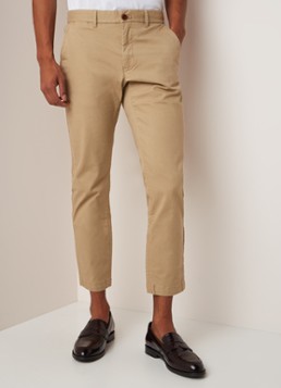 MANGO Prato tapered fit chino van katoen met stretch