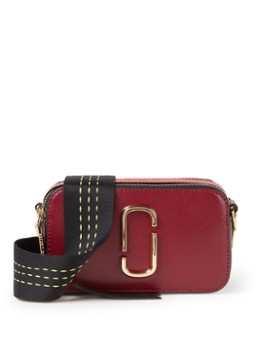 Marc Jacobs The Snapshot Small crossbodytas van leer