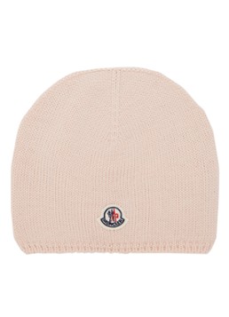 Moncler Fijngebreide muts van scheerwol