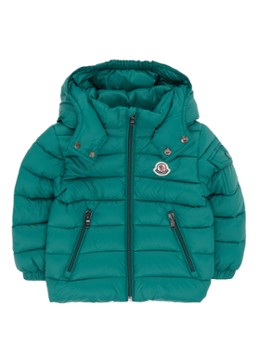 Moncler Jules gewatteerd jack met afneembare capuchon en merkembleem