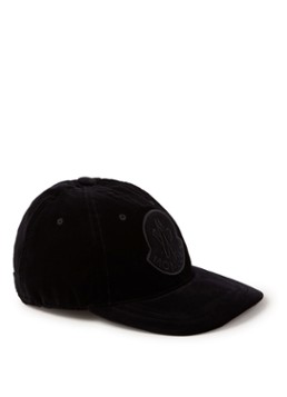 Moncler Pet van fluweel met logo