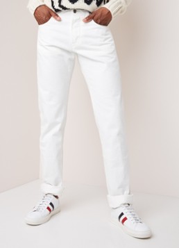 Moncler Slim fit jeans in lichte wassing