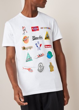 Moncler T-shirt met logoprint