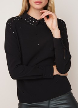 NIKKIE Rhine blouse met strass
