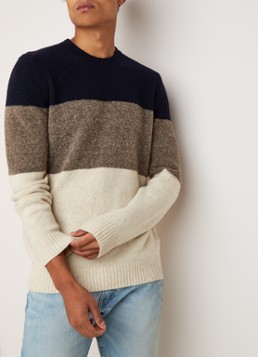 NN07 Fijngebreide pullover in wolblend