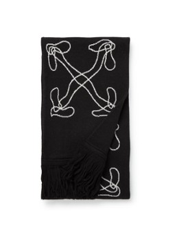 Off-White Abstract Arrows sjaal in wolblend 165 x 25 cm