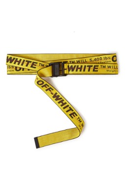 Off-White Classic Industrial riem met logo