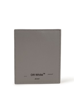 Off-White Logo pasjeshouder van leer