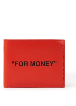 Off-White Quote portemonnee van leer