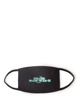 Off-White Smile mondkapje met logoprint