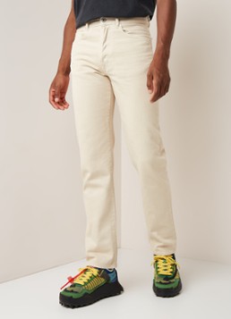 Off-White Straight fit baggy jeans met backprint