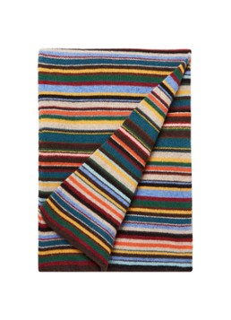 Paul Smith Signature Stripe sjaal in kasjmierblend 180 x 25 cm