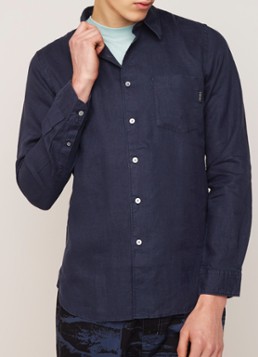 Paul Smith Slim fit overhemd van linnen