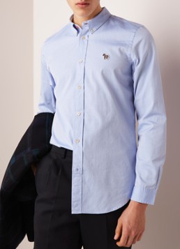 Paul Smith Tailored fit overhemd met patch