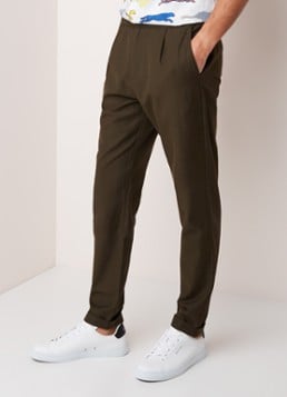 Paul Smith Tapered fit chino in wolblend