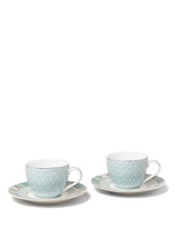 Pip Studio Blushing Birds espressokopje en schotel 28 cl set van 2