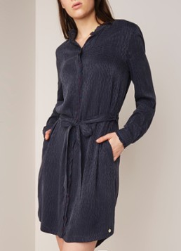 POM Amsterdam Blousejurk met dessin en strikceintuur