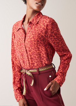 POM Amsterdam Hidden Gems blouse met dessin