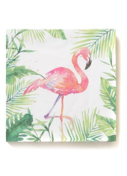 ppd Tropical Flamingo servetten 33 x 33 cm