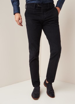 Profuomo Slim fit chino van corduroy