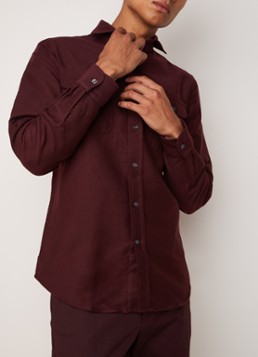 Reiss Boscelli regular fit overhemd met borstzakken