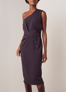 Reiss Laurent off schoulder kokerjurk