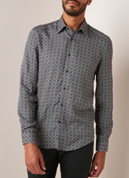 Reiss Tatten slim fit overhemd met paisleydessin