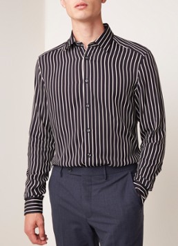 Reiss Yankee slim fit overhemd met streepdessin