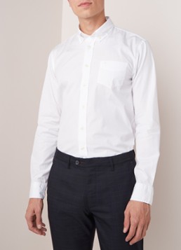 River Woods Custom fit button down-overhemd met borstzak