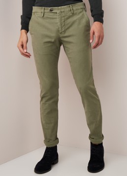River Woods Slim fit chino met steekzakken en stretch