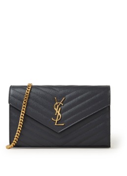 Saint Laurent Monogram crossbodytas van kalfsleer