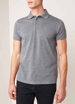Saint Laurent Regular fit polo in kasjmierblend