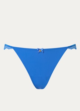 String Samsetningar Sam Friday Tia string met kant • Royalblauw • de Bijenkorf