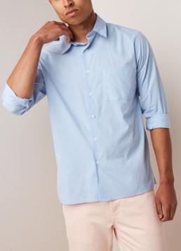 Sandro Slim fit overhemd met streepdessin