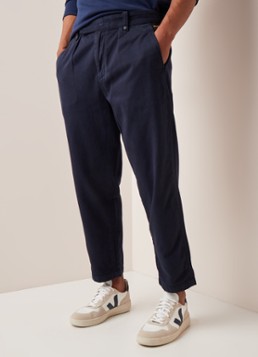 Scotch&Soda Loose fit 7/8 chino in katoenblend