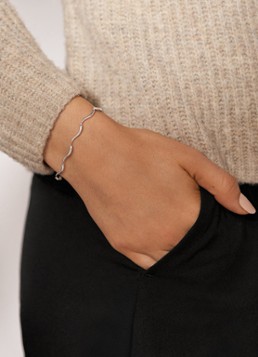 Bracelet Skagen Elin Pour Femme - SKJ1261040, Design Minimaliste, Acier