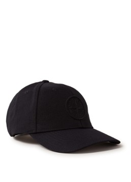 Stone Island 99175 Pet in wolblend met logoborduring
