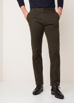 Strellson Straight fit chino met stretch