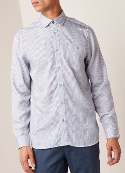 Ted Baker Davys slim fit overhemd met streepdessin