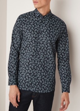 Ted Baker Lapins regular fit overhemd met paisley dessin
