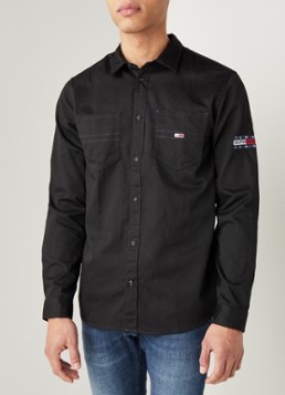 Tommy Hilfiger Regular fit overhemd met borstzakken