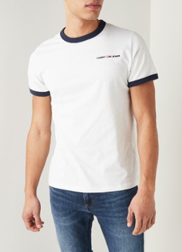 Tommy Hilfiger Ringer T-shirt met logoprint