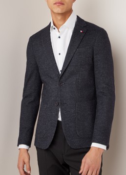 Tommy Hilfiger Slim fit colbert met microdessin