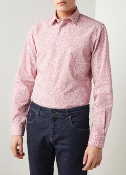 Tommy Hilfiger Slim fit overhemd met bloemendessin