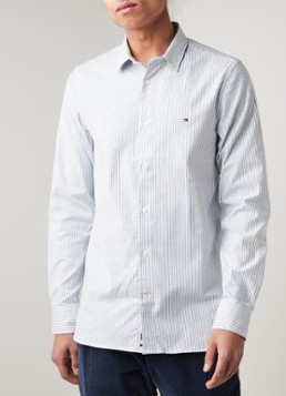 Tommy Hilfiger Slim fit overhemd met streepdessin