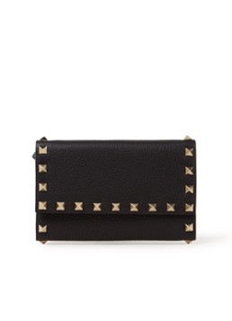 Valentino Rockstud portemonnee van kalfsleer