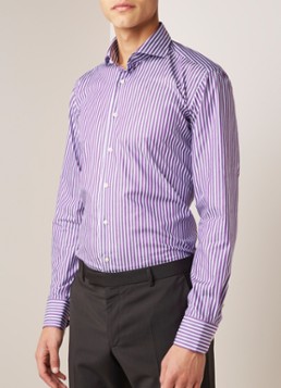 Van Gils Enzo tailored fit overhemd met streepdessin