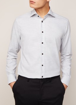 Van Gils Exan slim fit overhemd met enkele manchet
