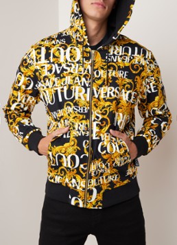 Versace Jeans Couture Barock sweatvest met logodessin