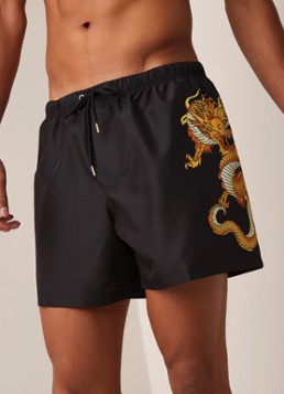 Versace Zwemshorts met drakenprint